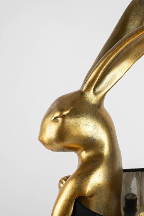 Kare Design KARE lampa stołowa RABBIT 68 cm złota / czarna