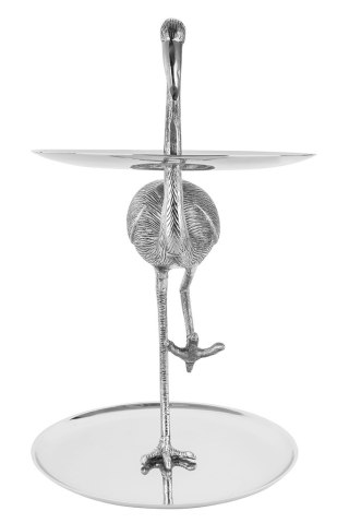 Kare Design KARE patera / etażerka FLAMINGO srebrna