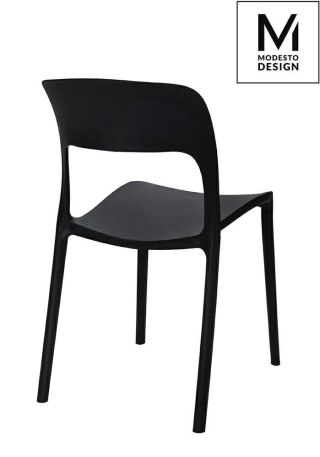 Modesto Design MODESTO krzesło ZING czarne - polipropylen