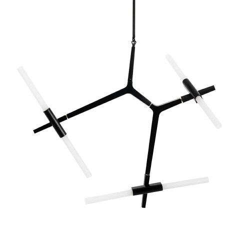 Moosee MOOSEE lampa wisząca CANDELABR 6 czarna