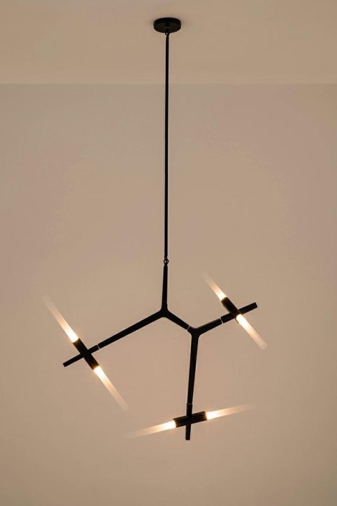 Moosee MOOSEE lampa wisząca CANDELABR 6 czarna