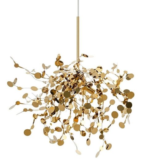 Moosee MOOSEE lampa wisząca MONETE SINGLE złota