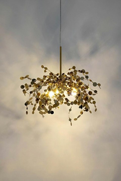 Moosee MOOSEE lampa wisząca MONETE SINGLE złota