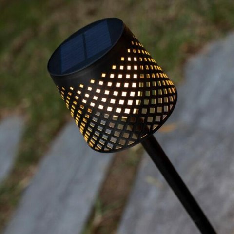 New Garden NEW GARDEN lampa ogrodowa GRETA SOLAR NEGRO 5in1 czarna