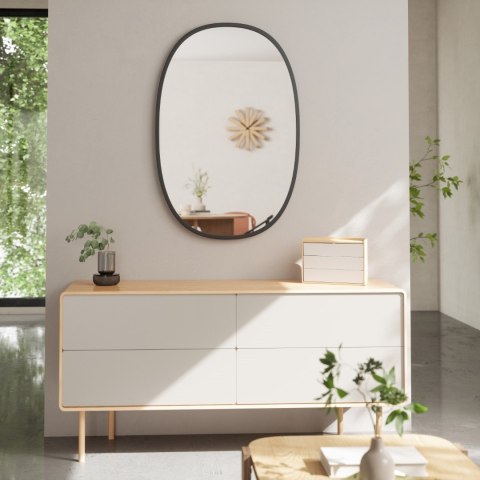 Umbra UMBRA lustro wiszące HUB 61 x 91 cm czarne