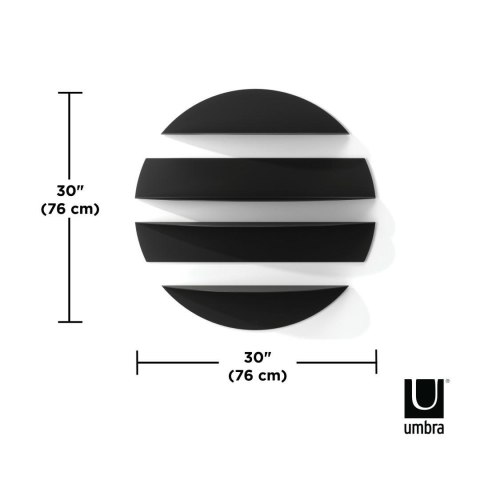 Umbra UMBRA półki ścienne SOLIS czarne