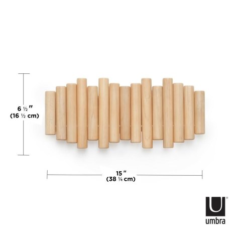 Umbra UMBRA wieszak na ubrania PICKET RAIL naturalny