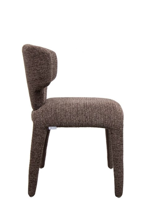 King Home Zestaw 4 krzeseł APULIA brązowy / taupe
