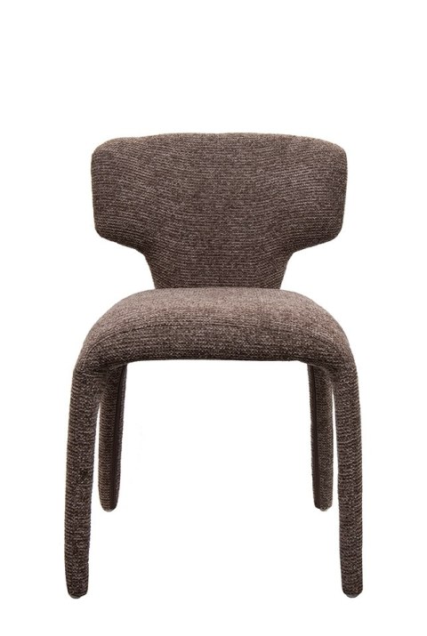 King Home Zestaw 4 krzeseł APULIA brązowy / taupe