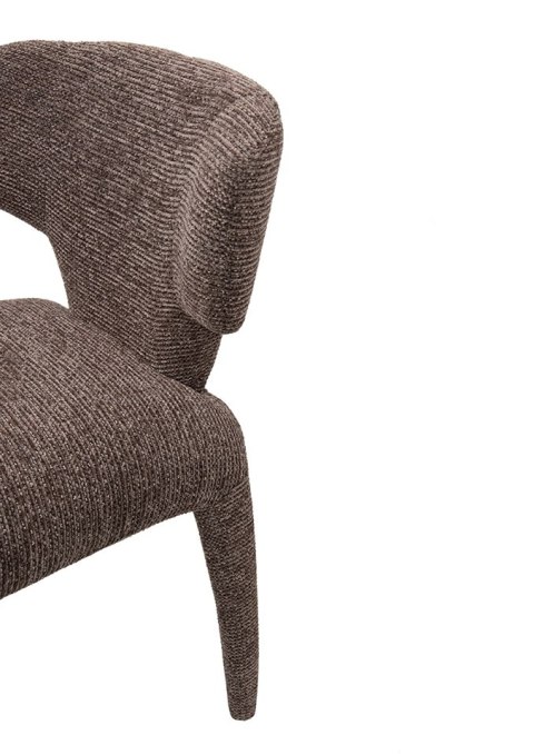 King Home Zestaw 4 krzeseł APULIA brązowy / taupe