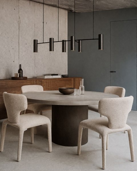 King Home Zestaw 6 krzeseł APULIA beżowy
