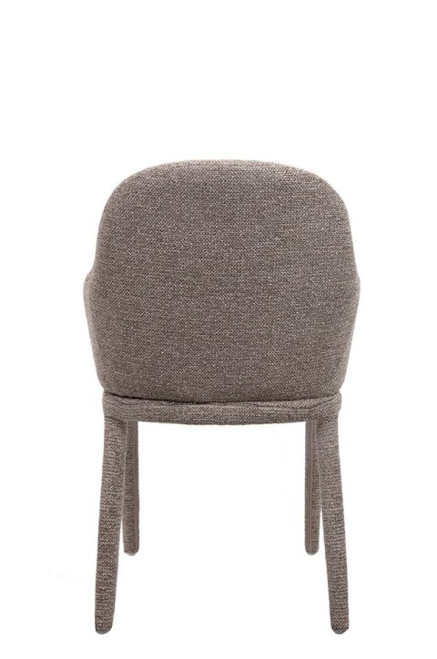 King Home Zestaw 2 krzeseł AKIRA brązowy / taupe