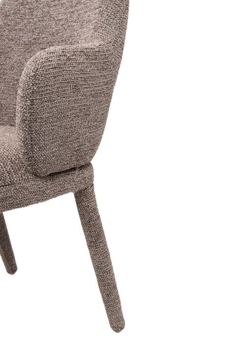 King Home Zestaw 2 krzeseł AKIRA brązowy / taupe