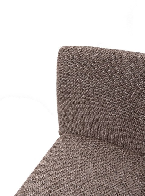 King Home Zestaw 4 krzeseł ALYA brązowy / taupe