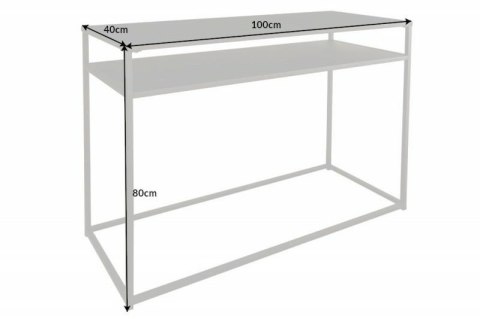 Invicta Interior INVICTA konsola DURE STELL 100cm czarna