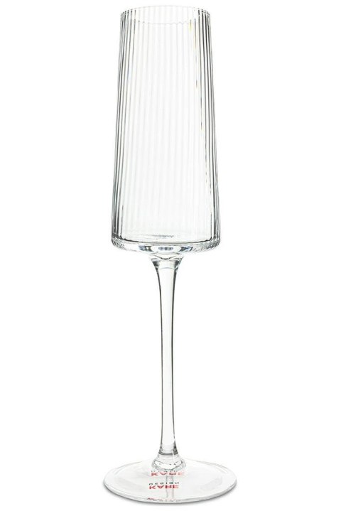 Kare Design KARE kieliszek do szampana RIFFLE 215 ml transparentny