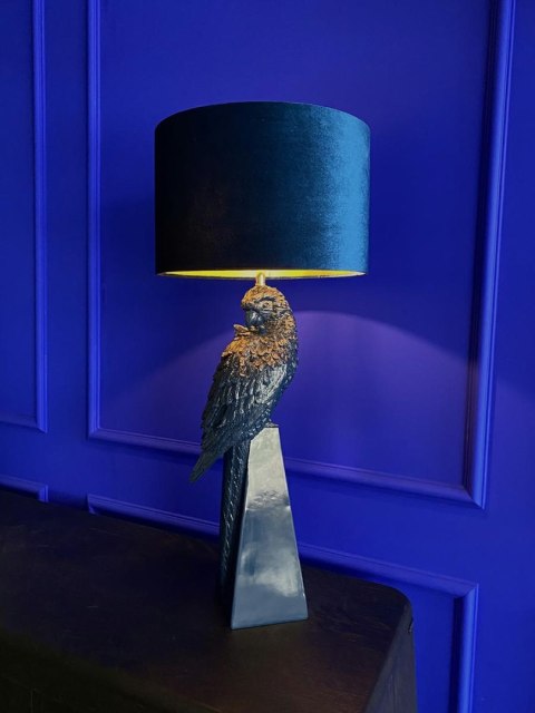 Kare Design KARE lampa stołowa PARROT 84 cm niebieska