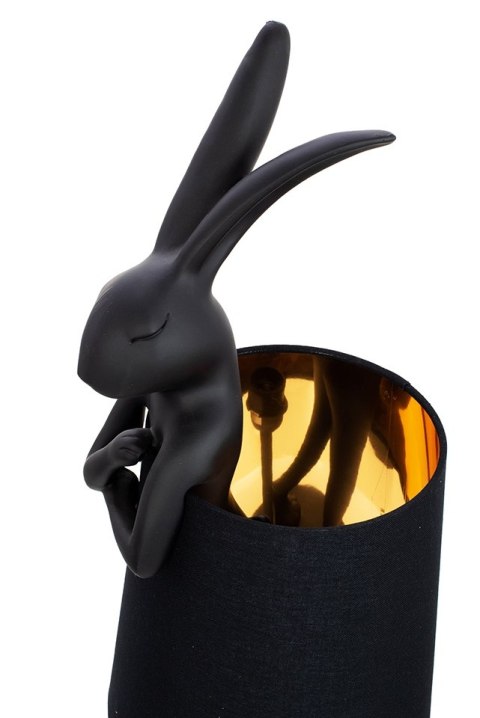 Kare Design KARE lampa stołowa RABBIT 50 cm czarna / czarna