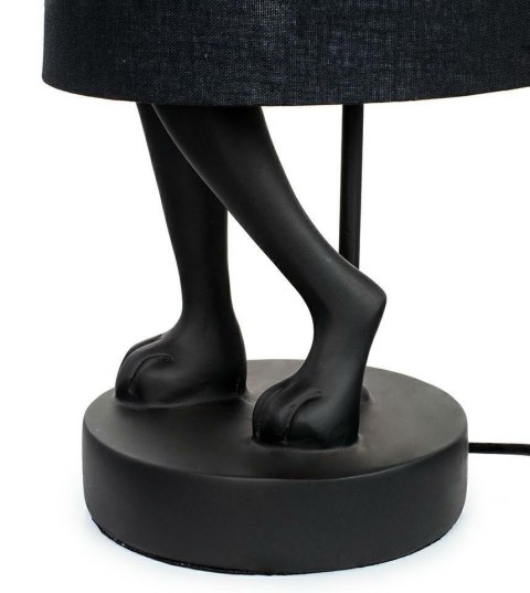 Kare Design KARE lampa stołowa RABBIT 50 cm czarna / czarna