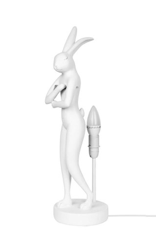 Kare Design KARE lampa stołowa RABBIT 68 cm biała / róźowa