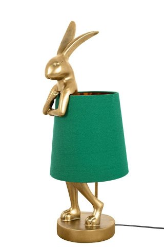 Kare Design KARE lampa stołowa RABBIT 68 cm złota / zielona