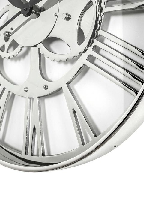 Kare Design KARE zegar GEAR 60 srebrny
