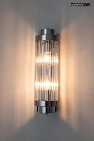 Moosee MOOSEE lampa ścienna COLUMN 40 srebrna
