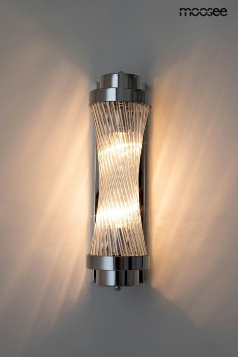 Moosee MOOSEE lampa ścienna COLUMN 40 srebrna