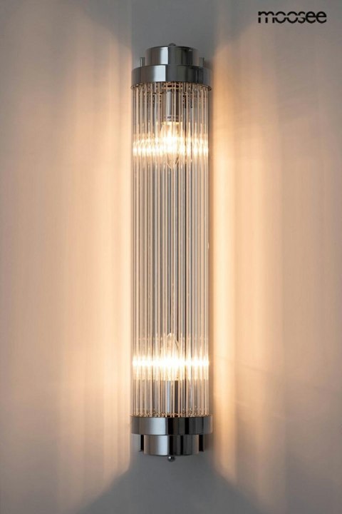 Moosee MOOSEE lampa ścienna COLUMN 60 srebrna
