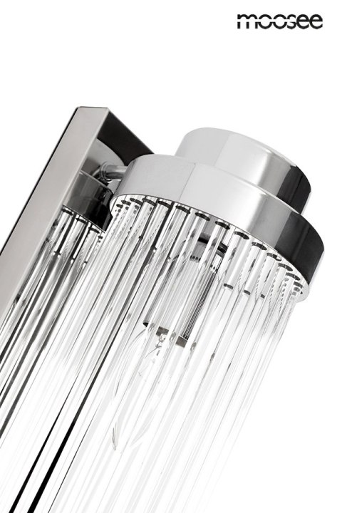 Moosee MOOSEE lampa ścienna COLUMN 60 srebrna