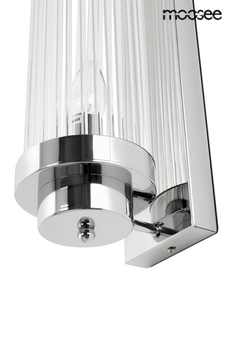 Moosee MOOSEE lampa ścienna COLUMN 60 srebrna