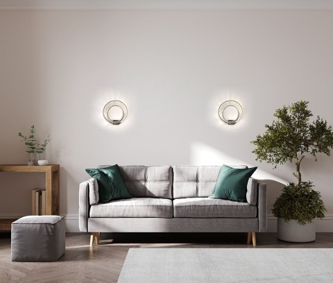 Moosee MOOSEE lampa ścienna WAVE chrom