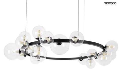 Moosee MOOSEE lampa wisząca ALURE 120 czarna