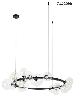 Moosee MOOSEE lampa wisząca ALURE 120 czarna