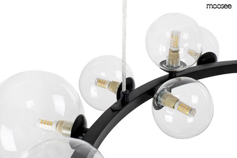 Moosee MOOSEE lampa wisząca ALURE 120 czarna