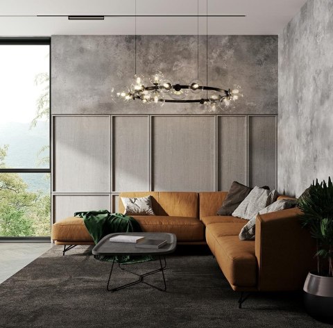 Moosee MOOSEE lampa wisząca ALURE 120 czarna