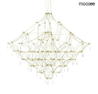 Moosee MOOSEE lampa wisząca CONSTELATION 120 GOLD - LED, stal szczotkowana