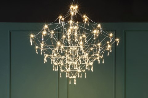 Moosee MOOSEE lampa wisząca CONSTELATION 120 GOLD - LED, stal szczotkowana