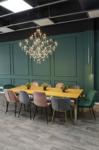 Moosee MOOSEE lampa wisząca CONSTELATION 77 GOLD - LED, stal szczotkowana