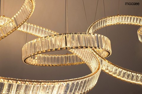 Moosee MOOSEE lampa wisząca LIBERTY LINE 8 złota