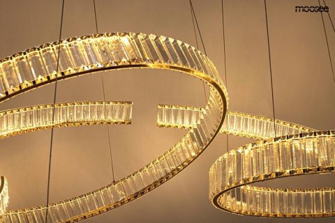 Moosee MOOSEE lampa wisząca LIBERTY LINE 8 złota