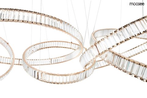 Moosee MOOSEE lampa wisząca LIBERTY LINE 8 złota