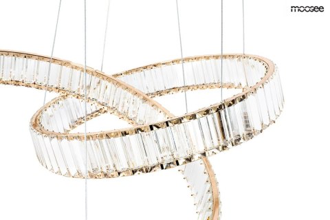 Moosee MOOSEE lampa wisząca LIBERTY LINE 8 złota