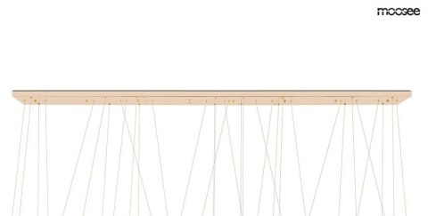 Moosee MOOSEE lampa wisząca LIBERTY LINE 8 złota