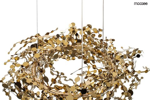 Moosee MOOSEE lampa wisząca MONETE 80 złota