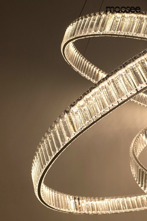 Moosee MOOSEE lampa wisząca WAVE 130 chrom
