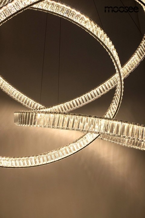 Moosee MOOSEE lampa wisząca WAVE 130 chrom