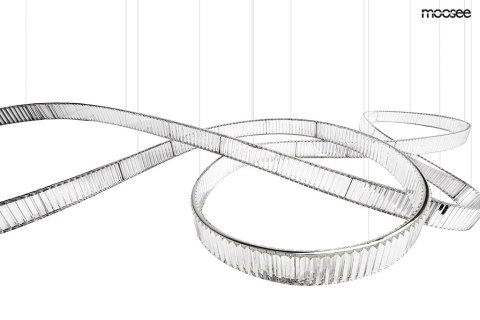 Moosee MOOSEE lampa wisząca WAVE 380 chrom