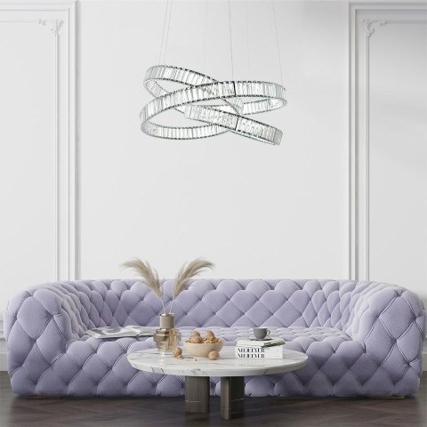 Moosee MOOSEE lampa wisząca WAVE 80 chrom