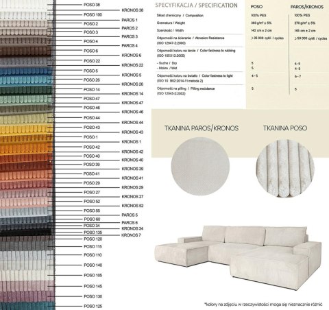 King Home Sofa PILLOW z funkcją spania jasny beż
